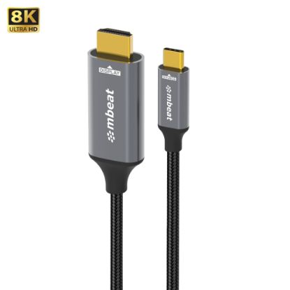 Picture of mbeat Tough Link 8K 1.8m USB-C to HDMI Cable  Host Interface: USB-C Output Interface: HDMI USBC-C HDMI  Package Weight: 101.3g