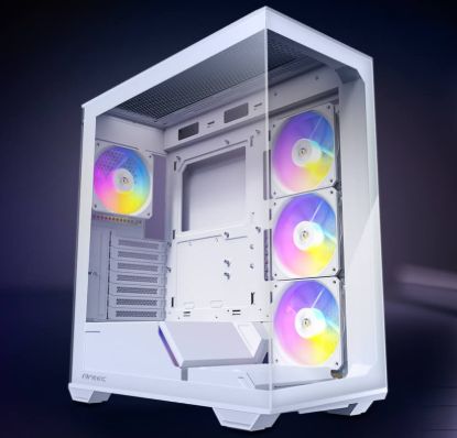 Picture of Antec C3 ARGB White ATX, 270 Degrees View, 4x ARGB PWM Fans control, USB-C, 36CM top, 24cm Front. Cable Management, GPU 41.5 CM. Ultra Gaming Case