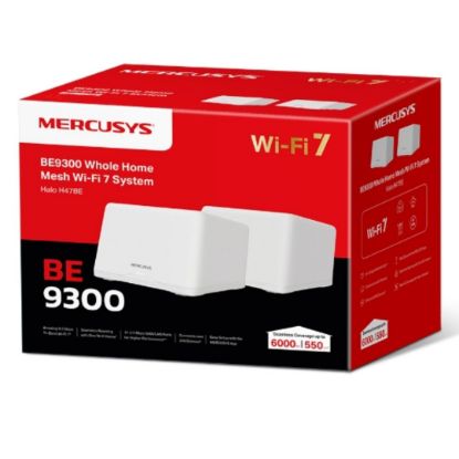 Picture of Mercusys Halo H47BE(2-pack) BE9300 Whole Home Mesh Wi-Fi 7 System, 9214 Mbps Tri-Band, Up to 550m² (WIFI7)