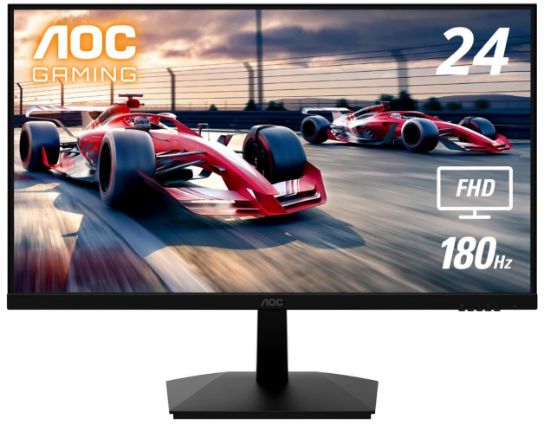 Picture of AOC 23.8' 24G15N 180hz, 1ms, FHD 1080,  HDR Mode, AdaptiveSync VA, 300 Cd/m2, HDMI 2.0, Display Port 1.4. Gaming Monitor (LS)