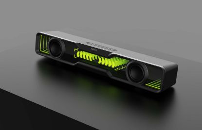 Picture of Edifier QS30 Black GTM Deck Version 03 Computer / Tabletop Bluetooth Speaker 2.5W*2 (RMS) total output power Dual 2' (52mm) full-range drivers