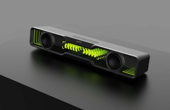 Picture of Edifier QS30 Black GTM Deck Version 03 Computer / Tabletop Bluetooth Speaker 2.5W*2 (RMS) total output power Dual 2' (52mm) full-range drivers