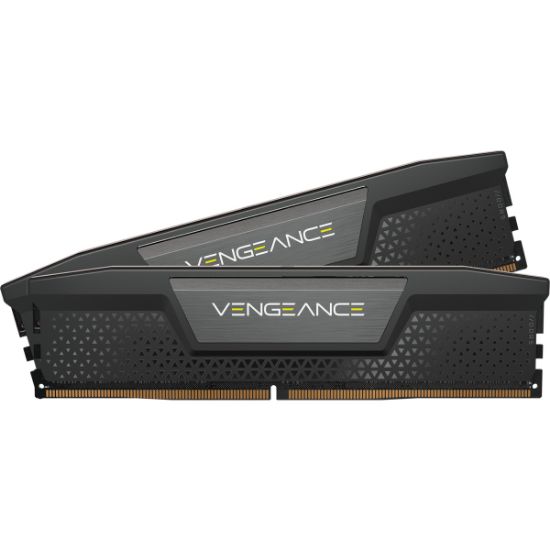 Picture of Corsair Vengeance 32GB (2x16GB) DDR5 UDIMM 5200Mhz C40 1.25V Black Desktop PC Gaming Memory