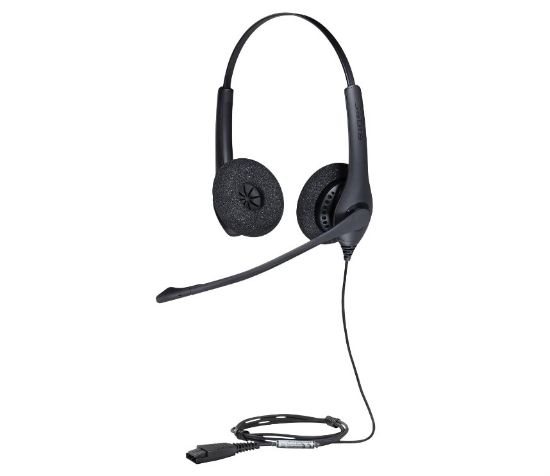 Picture of Jabra Biz 1500 Duo USB-A Corded Headset, Professional. Affordable, Durable, Noise-Cancelling, HD Voice, All-Day Comfort, Plug & Play