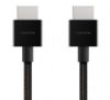 Picture of Belkin 8K Ultra High Speed HDMI 2.1 Braided Cable (2M) - Black (AV10176bt2M-BLK), 8k @ 60Hz, 4K @ 120Hz, Dolby Vision, 2 Years Warranty