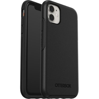 Picture of OtterBox Symmetry Apple iPhone 11 Case Black - (77-62467), DROP+ 3X Military Standard, Raised Edges, Ultra-Sleek, Durable Protection, 7 Years Warranty