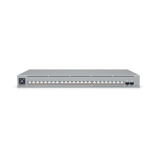 Picture of Ubiquiti UniFi Network, 24-Port, POE 400W, (8) 2.5GbEPoE++, (16) GbE Ports - (8) PoE+,  (8) PoE++, (2)10G SFP+, Layer3, Rack Mount,