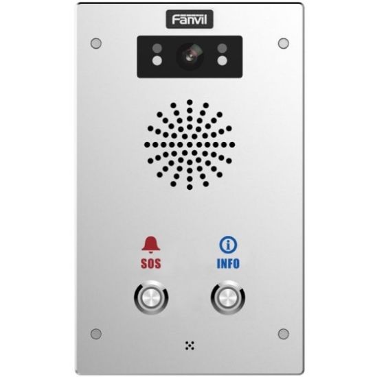 Picture of Fanvil I16SV02P Outdoor Video SIP Intercom Water & dust proof SIP Intercom IP65 (2 button), Built-in HD camera, HD voice, built-in 3W speaker TF card