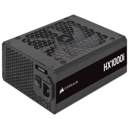 Picture of Corsair HX1000i Fully Modular Ultra-Low Noise Platinum ATX 1000W PC Power Supply (AU), 8x SATA, 2x EPS, 8x PATA, 5x PCIe, 140mm Fan Size, ATX12V 3.1
