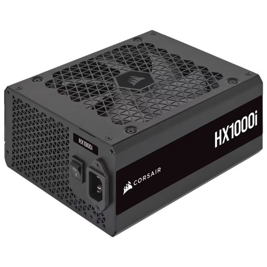 Picture of Corsair HX1000i Fully Modular Ultra-Low Noise Platinum ATX 1000W PC Power Supply (AU), 8x SATA, 2x EPS, 8x PATA, 5x PCIe, 140mm Fan Size, ATX12V 3.1