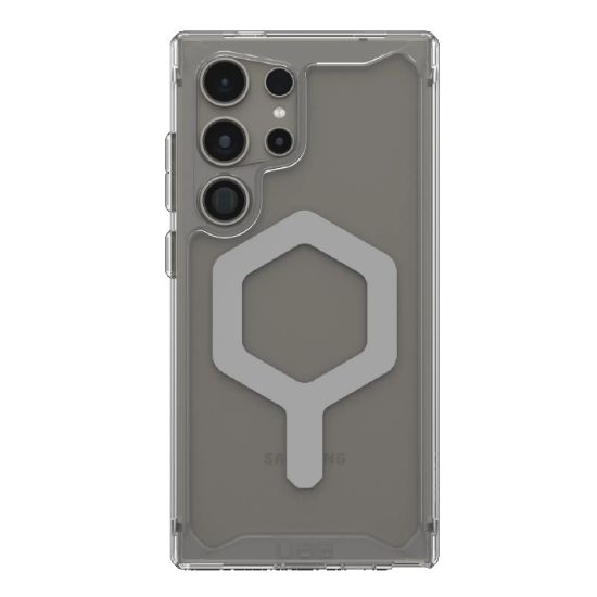 Picture of UAG Plyo Pro Magnetic Samsung Galaxy S24 Ultra 5G (6.8') Rugged Case - Ice/Silver (214431114333),16ft. Drop Protection (4.8M), 10 Years Warranty