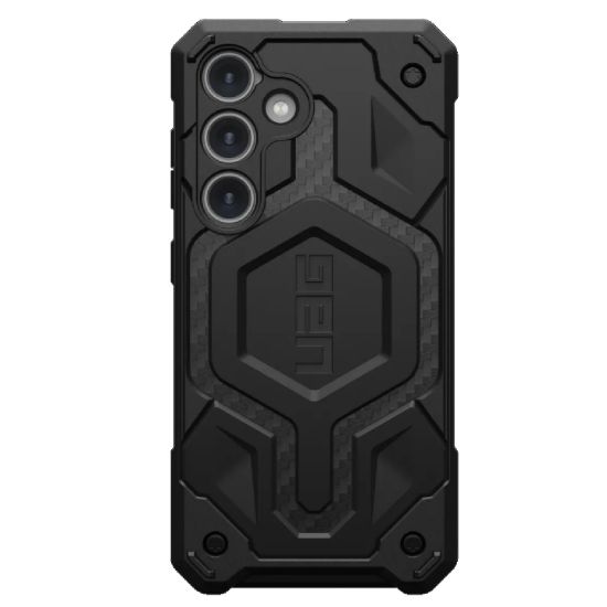 Picture of UAG Monarch Pro Magnetic Samsung Galaxy S24 5G (6.2') Rugged Case - Carbon Fiber (214412114242), 25ft. Drop Protection (7.6M), 10 Years Warranty