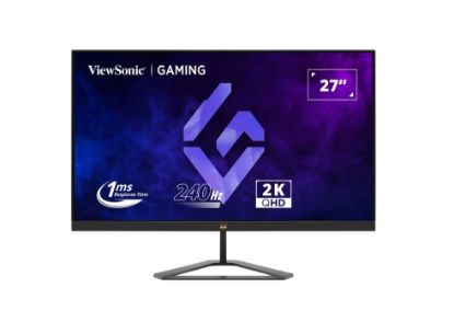 Picture of ViewSonic 27' 2K 240hz 1ms Lightning Fas, IPS, Dual Speakers, SuperClear IPS. 2x HDMI 2.0, 1x DP 1.4. VESA 100x 100t, Tilt Gaming Monitor