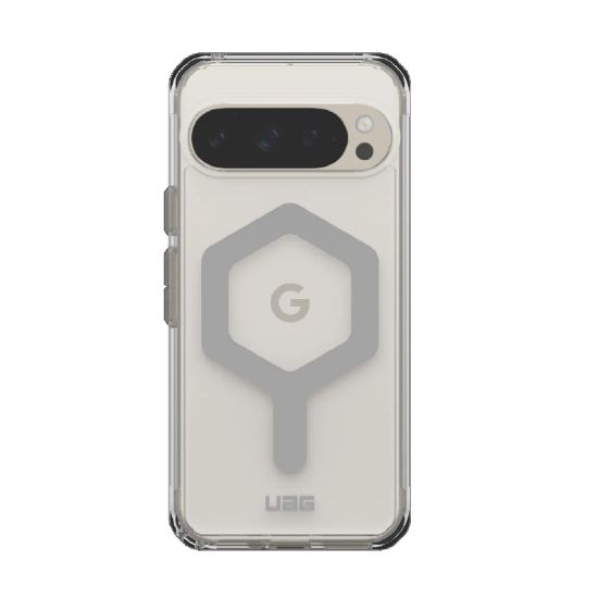 Picture of UAG Plyo Pro Google Pixel 9 Pro (6.3') Rugged Case - Ice/Silver (614458114333), 16 ft.Drop Protection(4.8M),Built-In Magnetic Module,10 Years Warranty