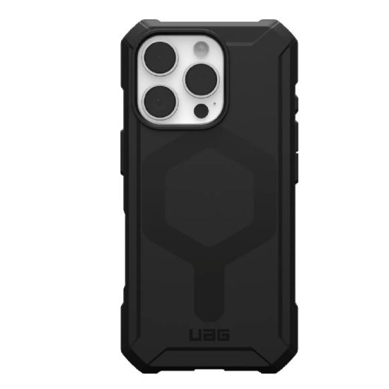 Picture of UAG Essential Armor MagSafe Apple iPhone 16 Pro Max (6.9') Rugged Case - Black(114449114040),15ft. Drop Protection(4.6M), 10 Years Warranty