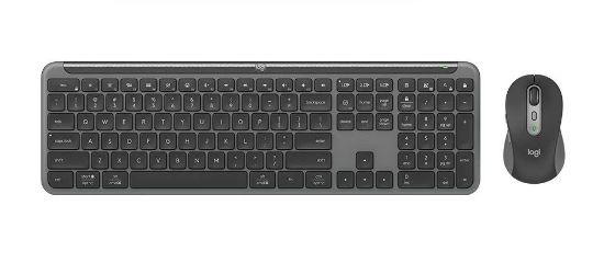 Picture of Logitech SIGNATURE SLIM COMBO MK950 -Graphite Keyboard Full-size layout with number pad Mouse 1000 DPI 1-Year Limited Hardware Warranty