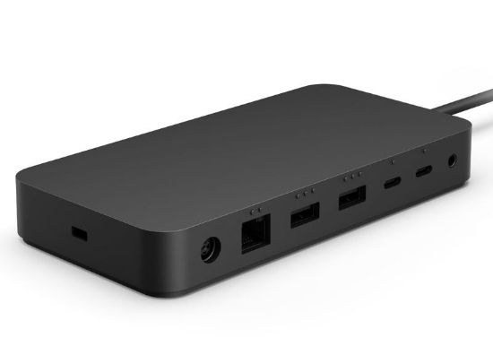 Picture of Microsoft Surface Thunderbolt™ 4 Dock Station 4K 165W 40Gbps USB-C USB-A 3.5mm Audio Jack 2.5G Ethernet Surface Go 2/3 Studio Pro 7/7+/8/9/X/10 Laptop