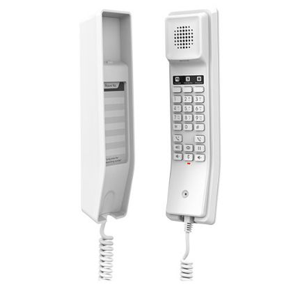 Picture of Grandstream GHP610W Hotel Phone, 2 Line IP Phone, 2 SIP Accounts, HD Audio, Built In Wi-Fi, White Colour, 1Yr Wty