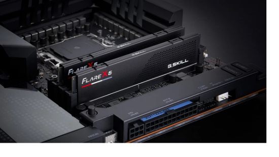 Picture of G.SKILL F5-6000J3636F16GX2-FX5 32GB (2 x 16GB)/ DDR5 6000 MT/s/ Timings 36-36-36-96/ Voltage 1.35V/ Flare X5