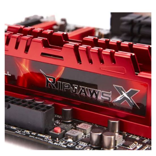 Picture of G.SKILL F3-10666CL9D-RAM: 8GB (4GBx2)-RipjawsX-DDR3-1333 CL9-9-9 1.50V / Tested Speed 1333MT/s