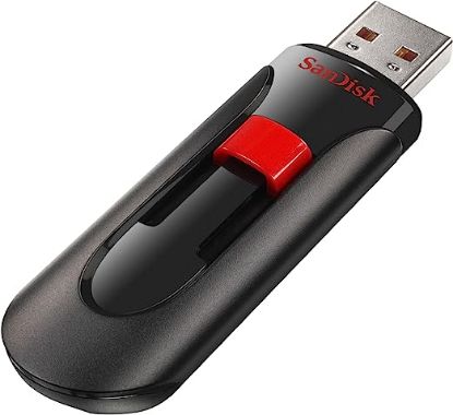 Picture of SANDISK CRUZER GLIDE USB 2.0 FLASH DRIVE 64GB SDCZ60-064G-B35