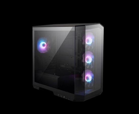 Picture of MSI MAG PANO M100R PZ BLACK Micro ATX Case, 1x USB 3.2, 2x USB 2.0, 1x Audio, 1x Mic, 4x PCI-E, 2x 2.5', 2x 3.5', Micro ATX / Mini ITX(NEW)