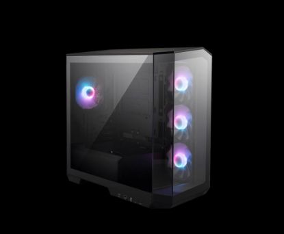 Picture of MSI MAG PANO M100R PZ BLACK Micro ATX Case, 1x USB 3.2, 2x USB 2.0, 1x Audio, 1x Mic, 4x PCI-E, 2x 2.5', 2x 3.5', Micro ATX / Mini ITX(NEW)