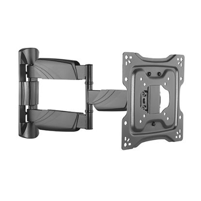 Picture of Brateck Elegant Full-Motion TV Wall Mount For 23'-42' up to 35KG, VESA Compatible: 75x75,100x100,200x100,200x200, Fine Texture Black