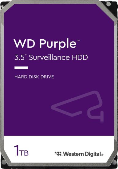 Picture of Western Digital WD11PURZ WD Purple 1TB 3.5' Surveillance HDD 5400RPM 64MB SATA3 110MB/s 3yrs  limited warranty