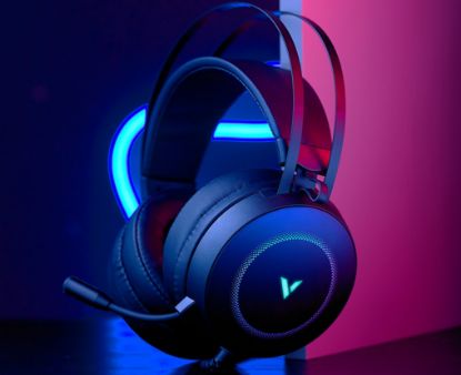 Picture of RAPOO VH160 Headset 7.1 Surround Sound Stereo Headphone USB Microphone Breathing RGB LED Lightweight, PC Gaming