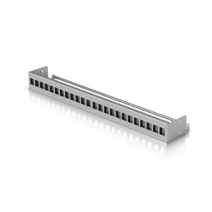 Picture of Ubiquiti 24-Port Blank Keystone Patch Panel, Silver, 1U 24-port, Ideal for Keystone Module Installation