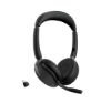 Picture of Jabra Evolve2 65 Flex MS Teams, Stereo Bluetooth Headset, Link380c USB-C Dongle, Foldable Design, 2Yr Warranty ANC, 20 hours battery life, 30m Range
