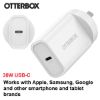 Picture of OtterBox 30W USB-C (Type I) PD Fast Wall Charger - White (78-81353), Compact, Drop Tested,Safe & Smart Charging,Best for Apple, 7 Years Warranty