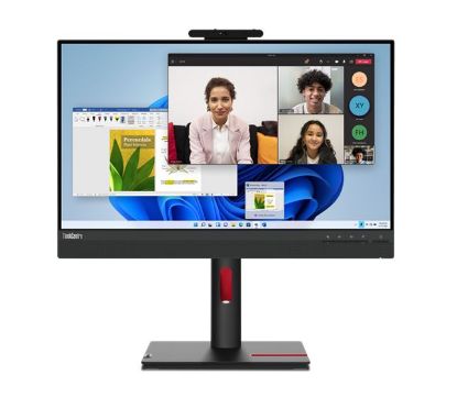 Picture of LENOVO ThinkCentre Tiny-in-One 23.8'/24' FHD TOUCH 60Hz 1920x1080 16:9 4ms Height Adjust Tilt Swivel Pivot Webcam Mic HDMI DP IPS USB3.2 Anti-glare