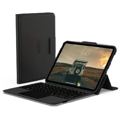 Picture of UAG Apple iPad (11.0') 11th Gen (A16) /iPad 10th Gen (10.9') Bluetooth Keyboard with Trackpad Rugged Case (English)- Black/Ash - 1 Year Warranty