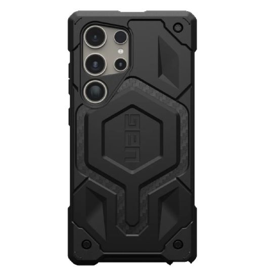 Picture of UAG Monarch Pro Magnetic Samsung Galaxy S24 Ultra 5G (6.8') Rugged Case - Carbon Fiber (214416114242), 10 Years Warranty