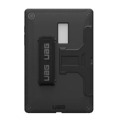 Picture of UAG Scout Samsung Galaxy Tab A9+ (11') with Kickstand & Handstrap Rugged Case - Black (224450114040), DROP+ Military Standard, 10 Years Warranty