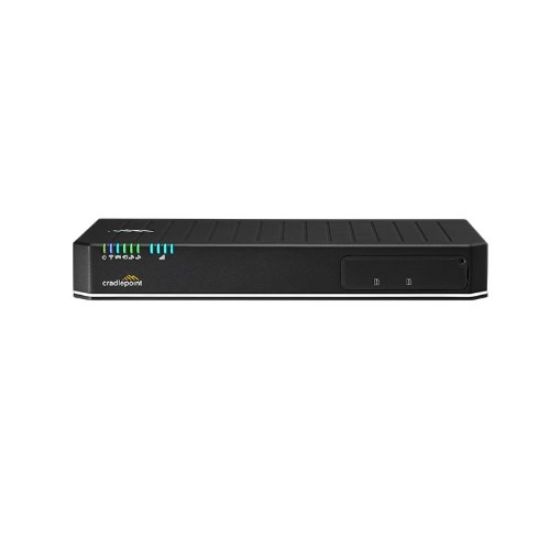 Picture of Cradlepoint E3000 Branch Enterprise Router, Cat 18 LTE, Essential Plan, 4x SMA cellular connectors, 9x GbE RJ45 Ports, 5GModem, DualSIM, 3Yr NetCloud