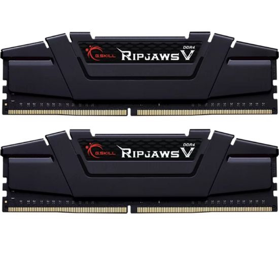 Picture of G.SKILL F4-4000C18D-16GVK 16GB (2 x 8GB)/ PC4-32000 / DDR4 4000 Mhz/ Timings 18-22-22-42/ Voltage 1.35V/ RipjawsV