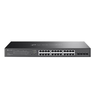 Picture of TP-Link SG2428LP Omada 28-Port Gigabit Smart Switch with 16-Port PoE+, 16× Gigabit 802.3af/at PoE+ ports, 8× Gigabit non-PoE RJ45 ports and 4× Gigabit