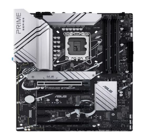 Picture of ASUS Z790 PRIME Z790-P WIFI-CSM Intel LGA1700 ATX Motherboard, DDR5,1xPCIe 5.0 x16, 3x M.2, 4xSATA, HDMI,DP, 2.5Gb LAN, Wi-Fi 6E