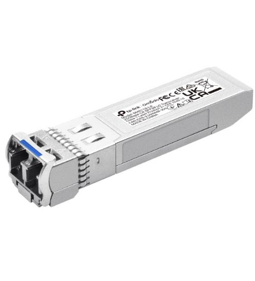Picture of TP-Link SM6110-LR Omada 25GBase-LR SFP28 LC Transceiver, Compatible with switches with 25G ports like SX6632YF; and 10G ports like SG3428X and SG3452X