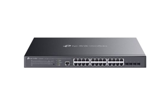 Picture of TP-Link SG3428XMPP Omada 24-Port Gigabit and 4-Port 10GE SFP+ L2+ Managed Switch with 16-Port PoE+ & 8-Port PoE++