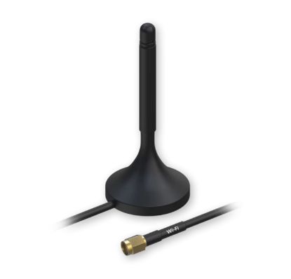Picture of Teltonika WiFi Magnetic SMA Antenna - 2.4GHz 1.5m Cable Length