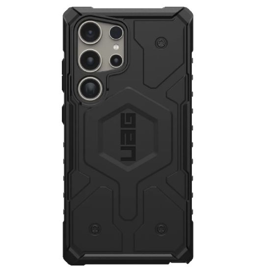 Picture of UAG Pathfinder Pro Magnetic Samsung Galaxy S24 Ultra 5G (6.8') Rugged Case - Black (214424114040), 18ft. Drop Protection (5.4M), 10 Years Warranty