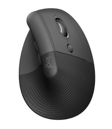 Picture of Logitech ERGO LIFT Graphite wireless mouse 1000 DPI  Logi Bolt USB receiver   1-Year Limited Hardware Warranty