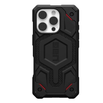 Picture of UAG Monarch Pro MagSafe Kevlar Apple iPhone 16 Pro Max (6.9') Rugged Case - Kevlar Black (114457113940), 25FT Drop Protection, 10 Years Warranty