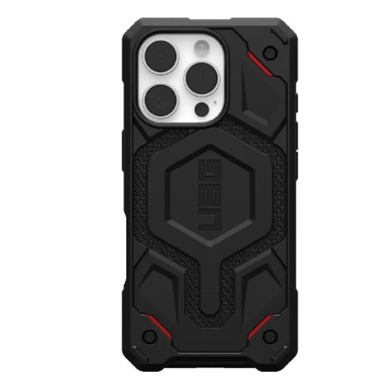 Picture of UAG Monarch Pro MagSafe Kevlar Apple iPhone 16 Pro Max (6.9') Rugged Case - Kevlar Black (114457113940), 25FT Drop Protection, 10 Years Warranty