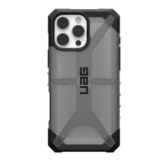 Picture of UAG Plasma Apple iPhone 16 Pro Max (6.9') Rugged Case - Ash (114478113131), 16ft. Drop Protection (4.8M), Raised Screen Surround, 10 Years Warranty