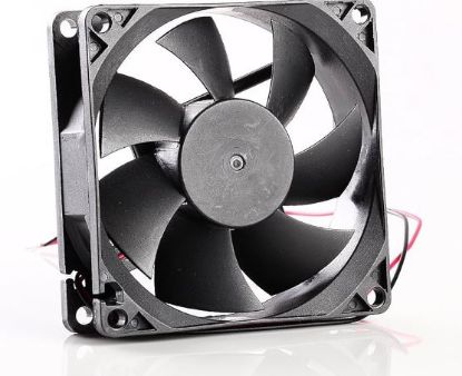Picture of 80mm TFX Silent Case Fan -  Fan only no Screw for Aywun SQ05 TFX PSU 1500rpm. Mini 2Pin Connector.